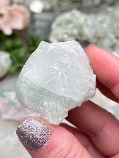 Green Apophyllite Clusters