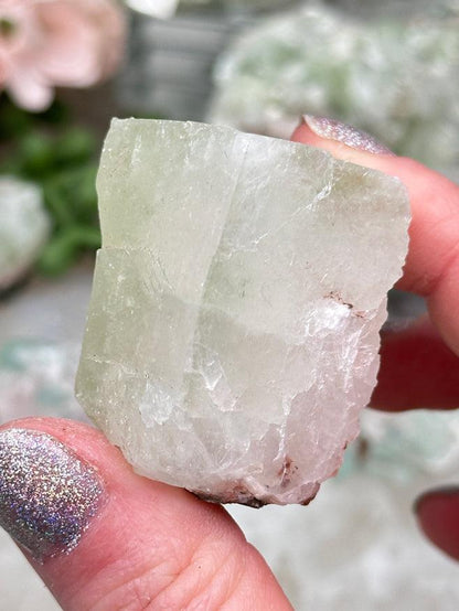 Green Apophyllite Clusters