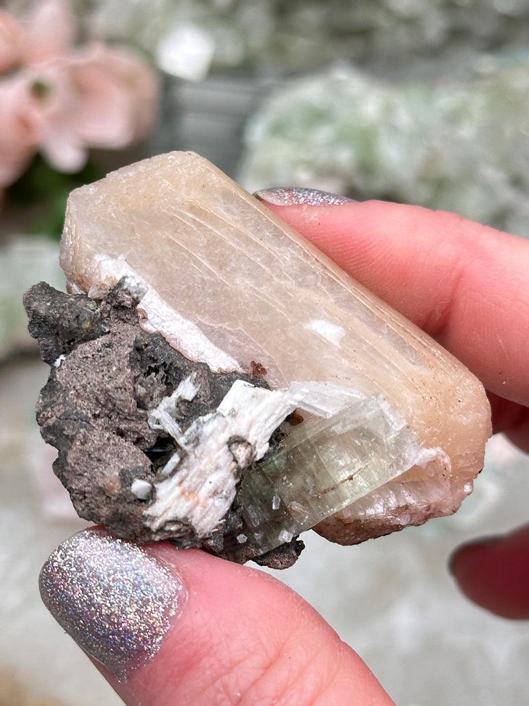 Green Apophyllite Clusters