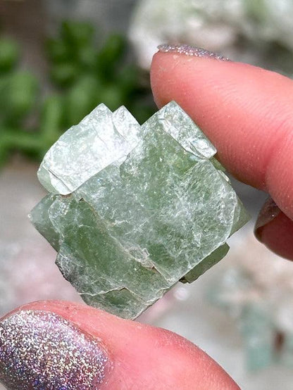 Green Apophyllite Clusters