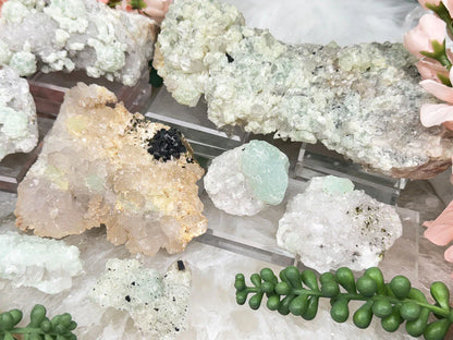 prehnite-quartz-clusters-from-china