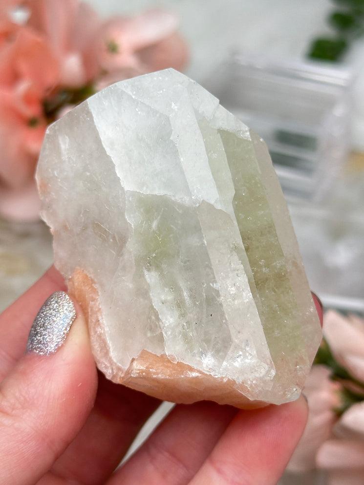 Green Apophyllite Clusters