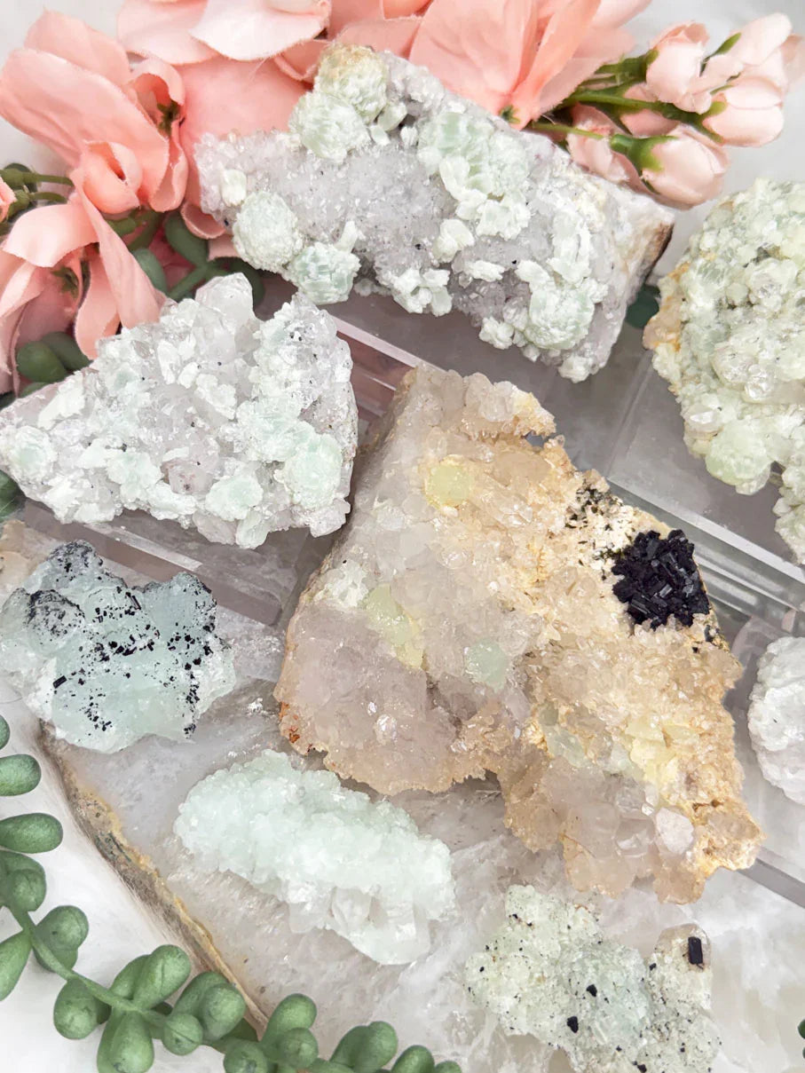 chinese-prehnite-quartz-clusters