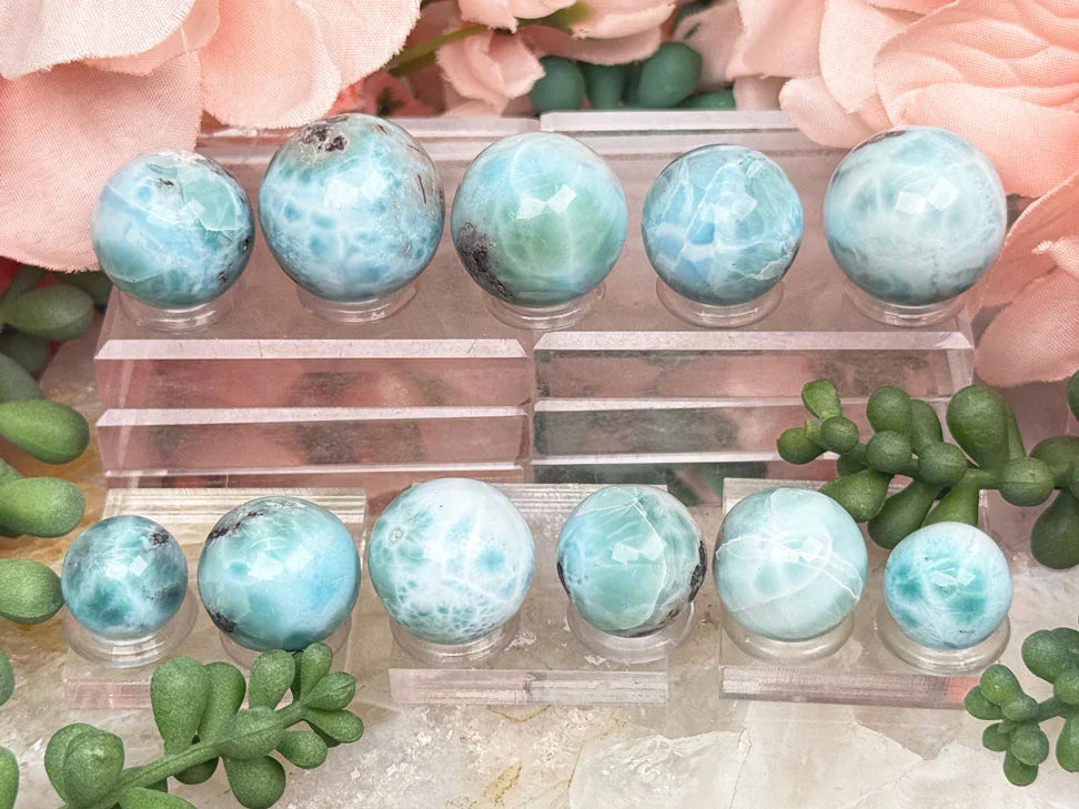 small-blue-larimar-spheres