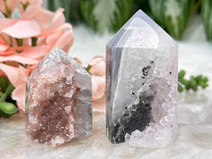 Agate Crystal Points