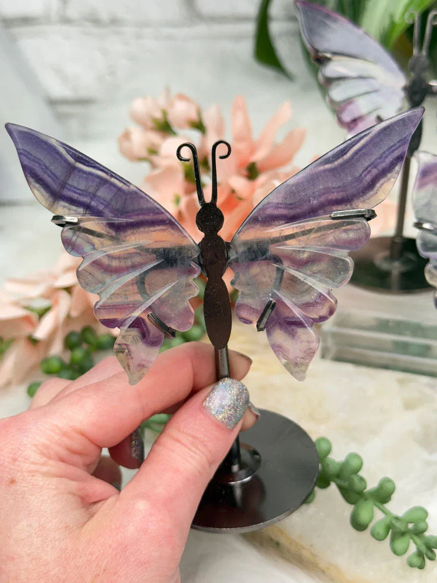 Fluorite Crystal Butterflies