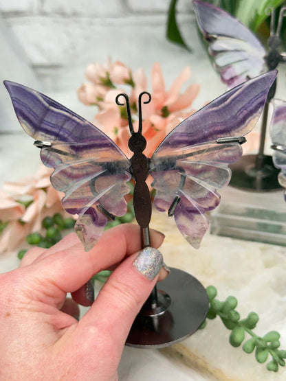 Fluorite Crystal Butterflies