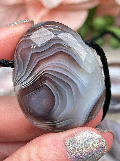 Botswana Agate Pendants