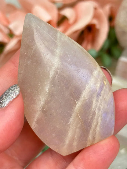 White Moonstone Flames