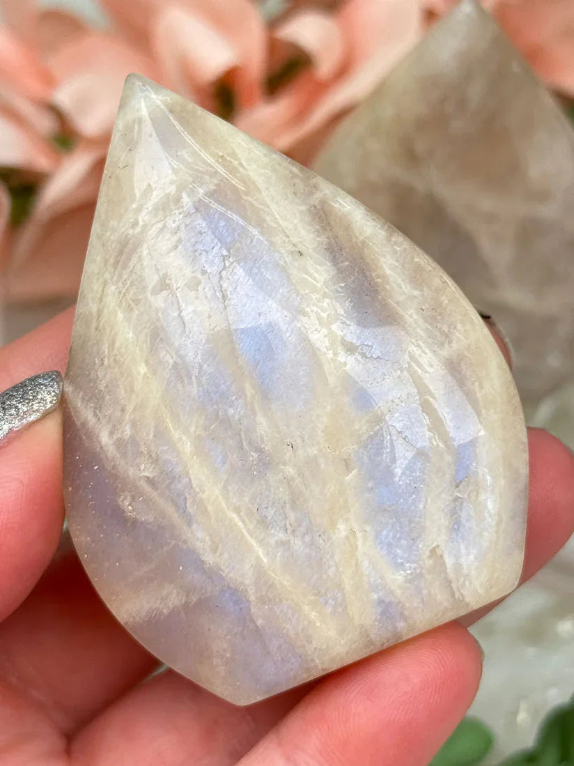 White Moonstone Flames