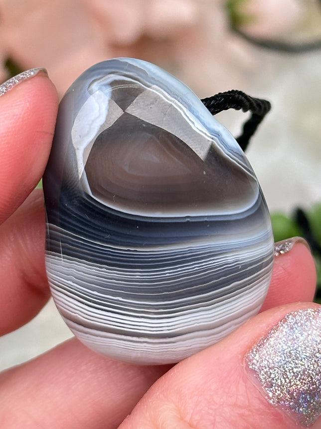 Botswana Agate Pendants