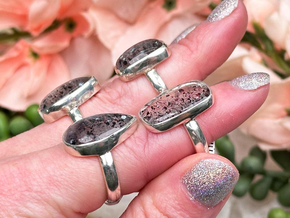 silver-lepidocrocite-rings
