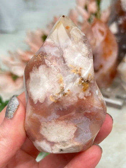Flower Agate Flames