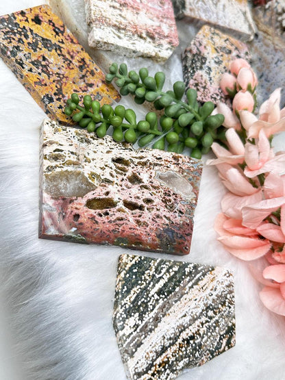 Colorful Ocean Jasper Slabs
