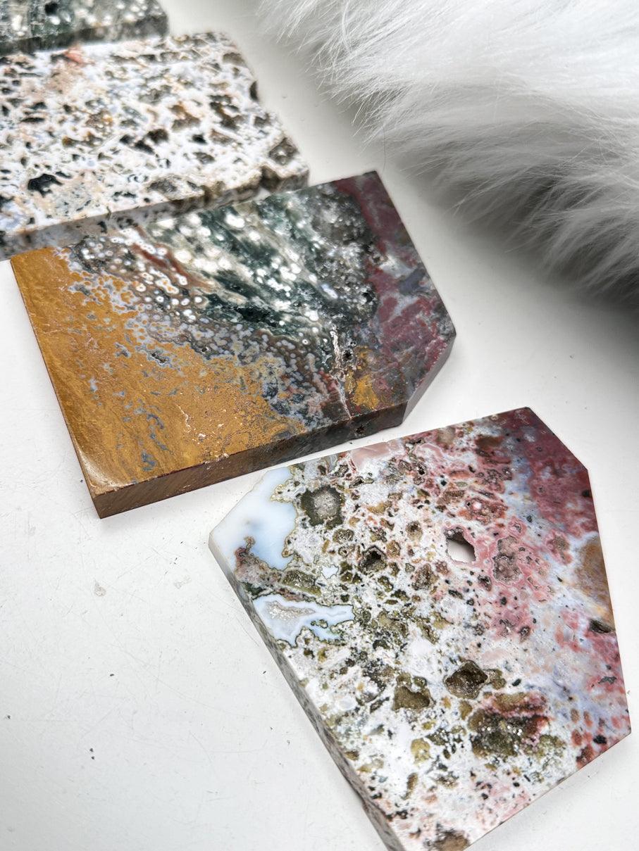 Colorful Ocean Jasper Slabs