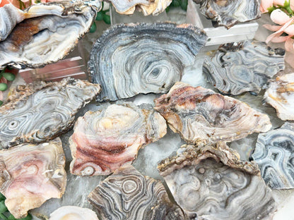 Druzy Chalcedony Flowers