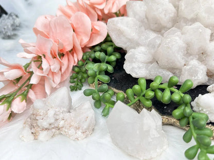 White Madagascar Quartz Clusters