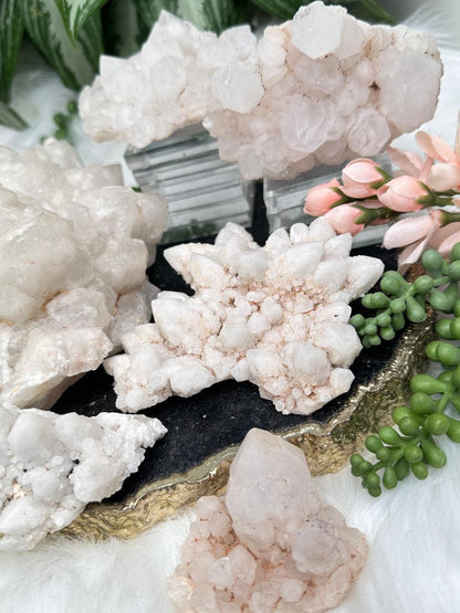 White Madagascar Quartz Clusters