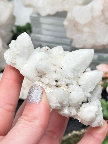 White Madagascar Quartz Clusters