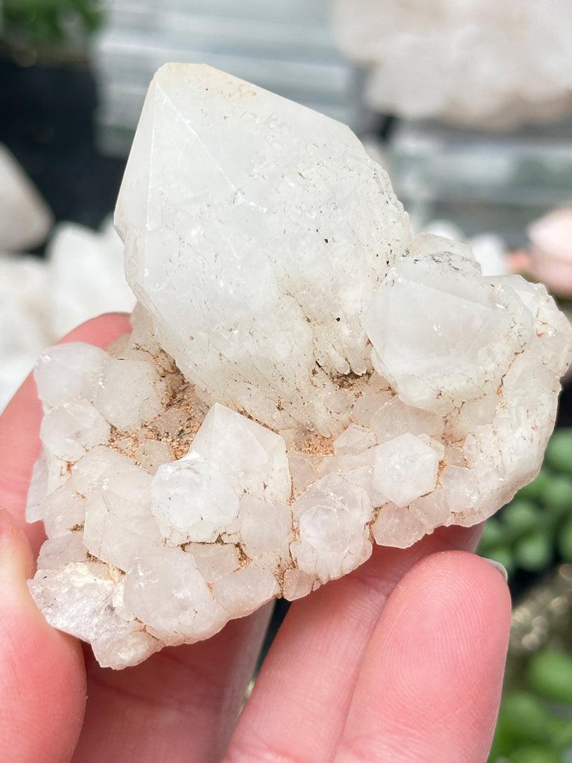 White Madagascar Quartz Clusters