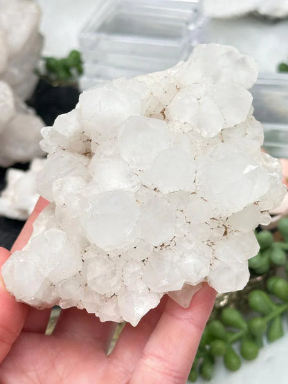 White Madagascar Quartz Clusters