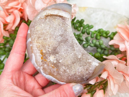 Agate Crystal Moon
