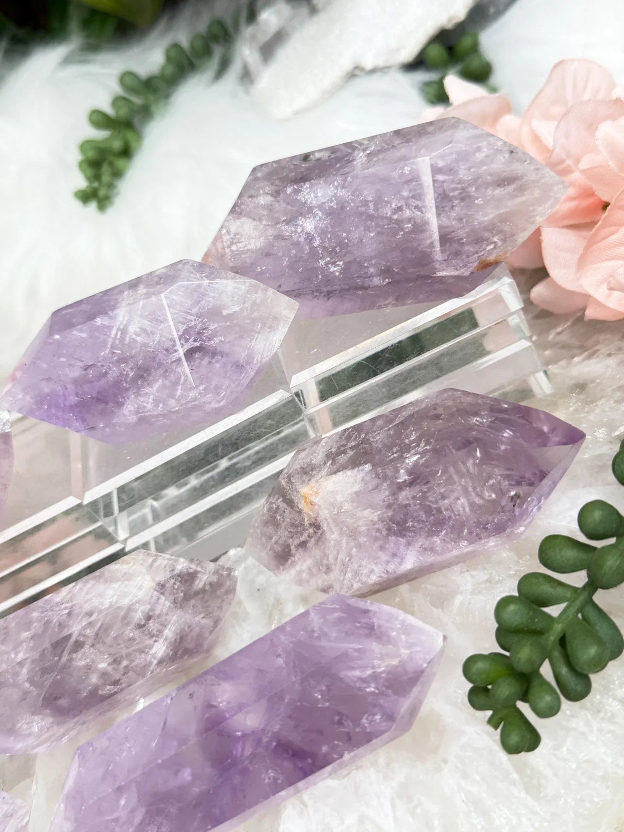 Amethyst Double Points
