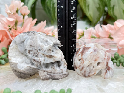 Quartz Sphalerite Skulls