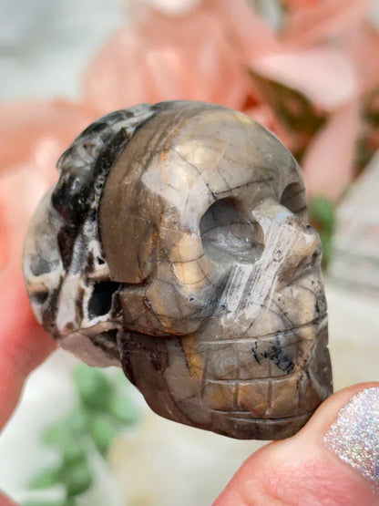 Quartz Sphalerite Skulls