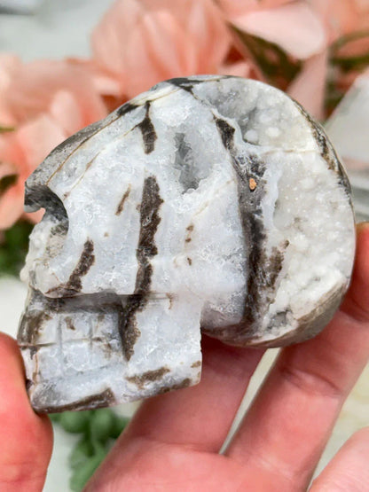 Quartz Sphalerite Skulls