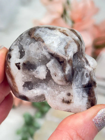 Quartz Sphalerite Skulls