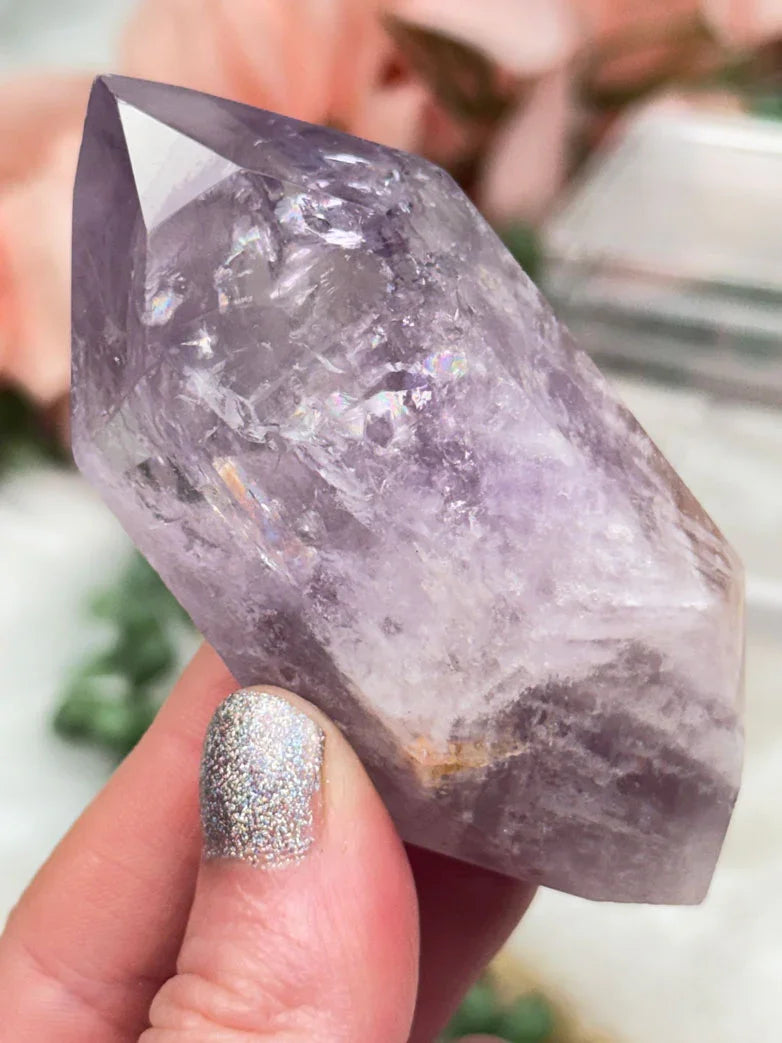 Amethyst Double Points