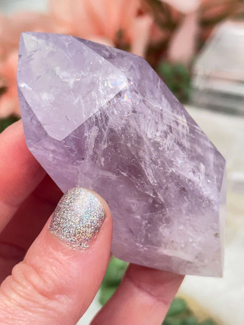 Amethyst Double Points