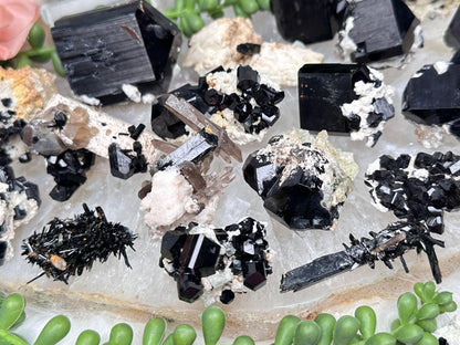 Schorl Tourmaline Microline