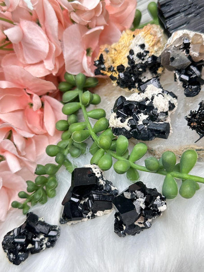 Schorl Tourmaline Microline