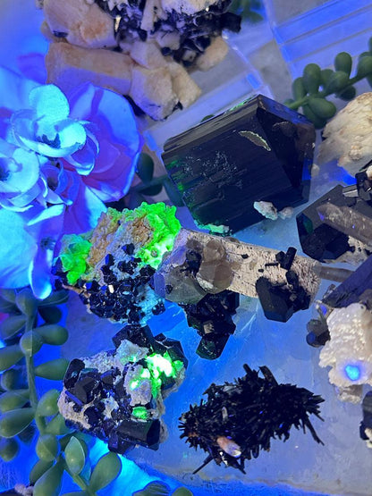 Schorl Tourmaline Microline