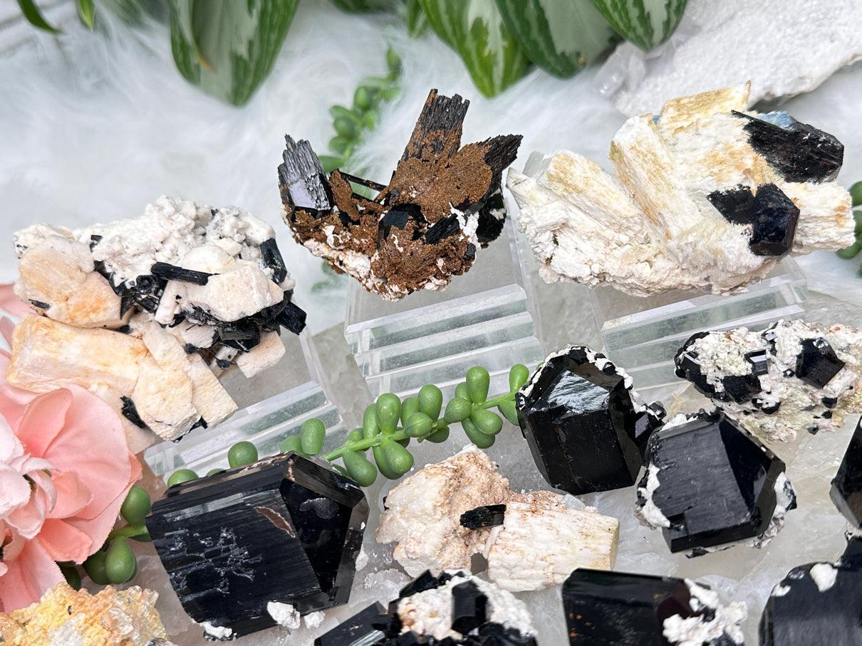 Schorl Tourmaline Microline