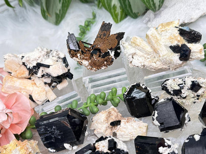 Schorl Tourmaline Microline