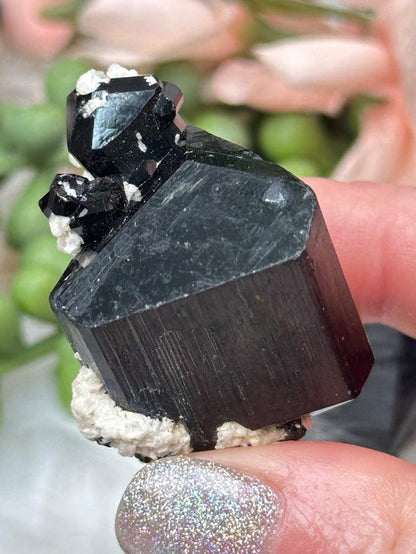 Schorl Tourmaline Microline