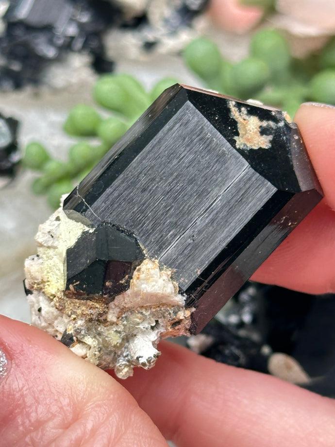 Schorl Tourmaline Microline