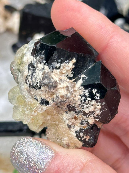 Schorl Tourmaline Microline