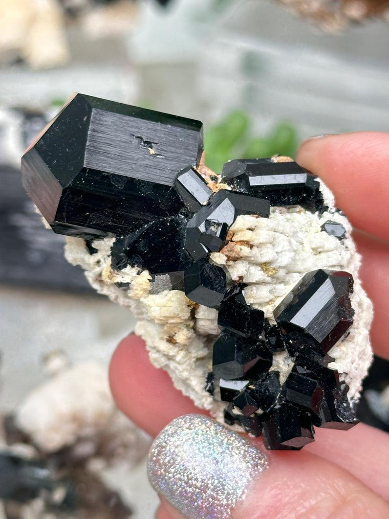 Schorl Tourmaline Microline