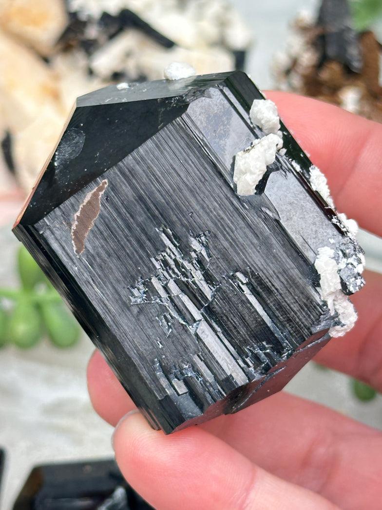 Schorl Tourmaline Microline