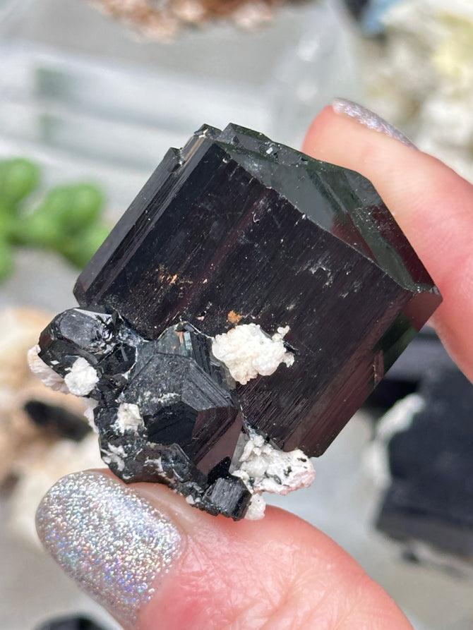 Schorl Tourmaline Microline