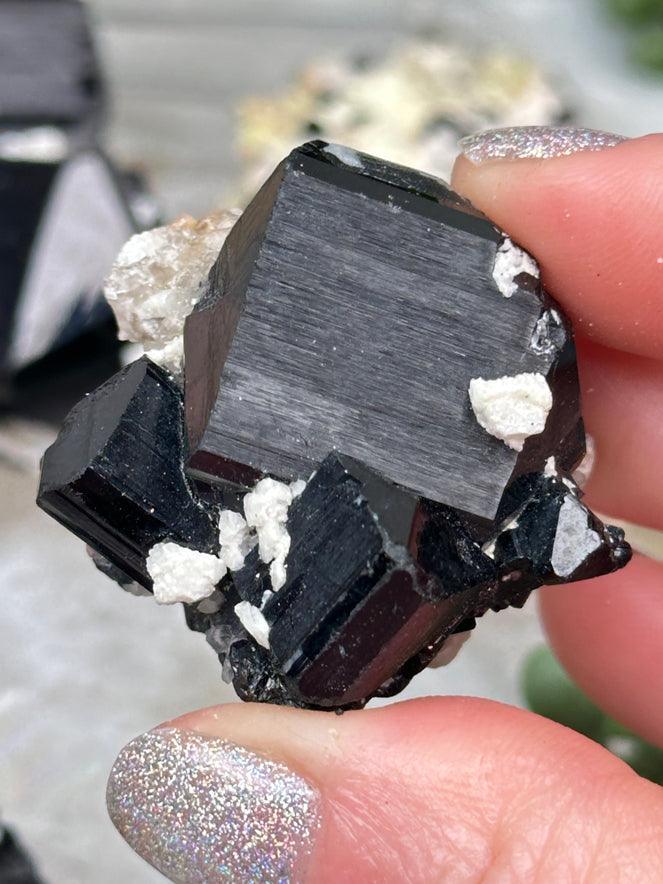 Schorl Tourmaline Microline