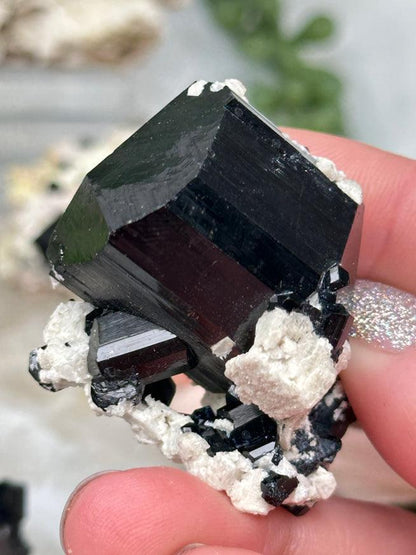 Schorl Tourmaline Microline