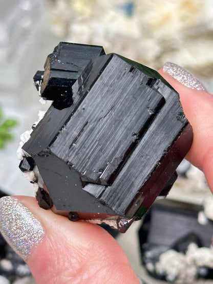 Schorl Tourmaline Microline