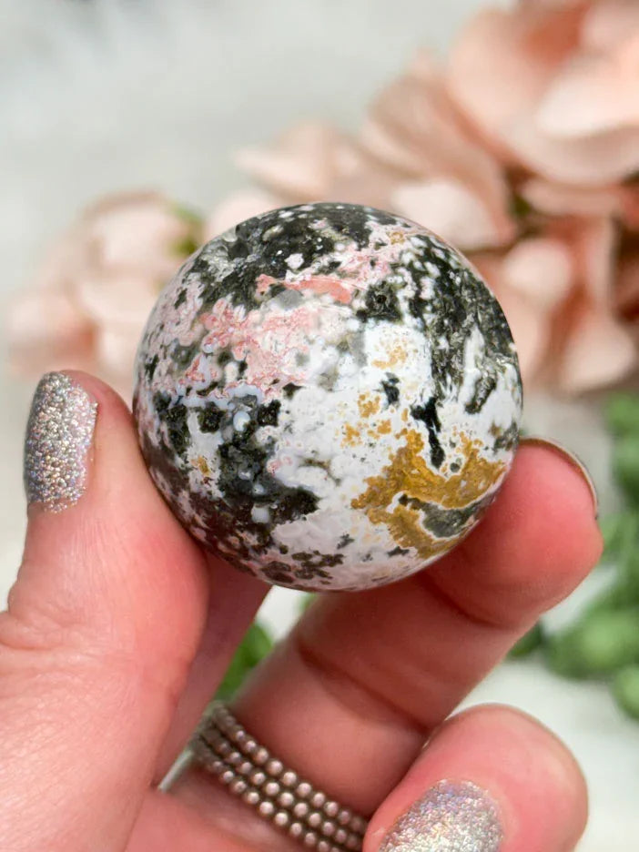 Colorful Ocean Jasper Spheres