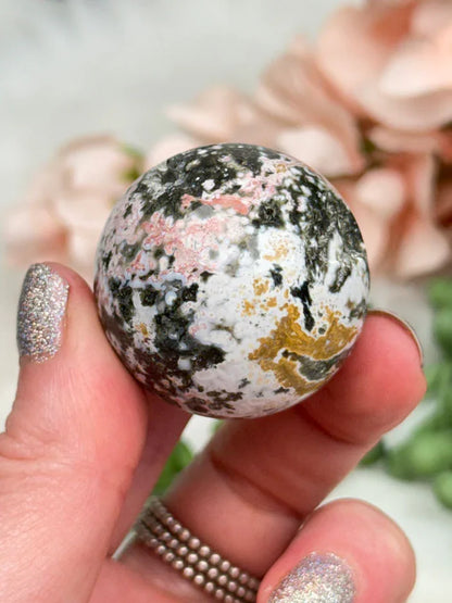 Colorful Ocean Jasper Spheres