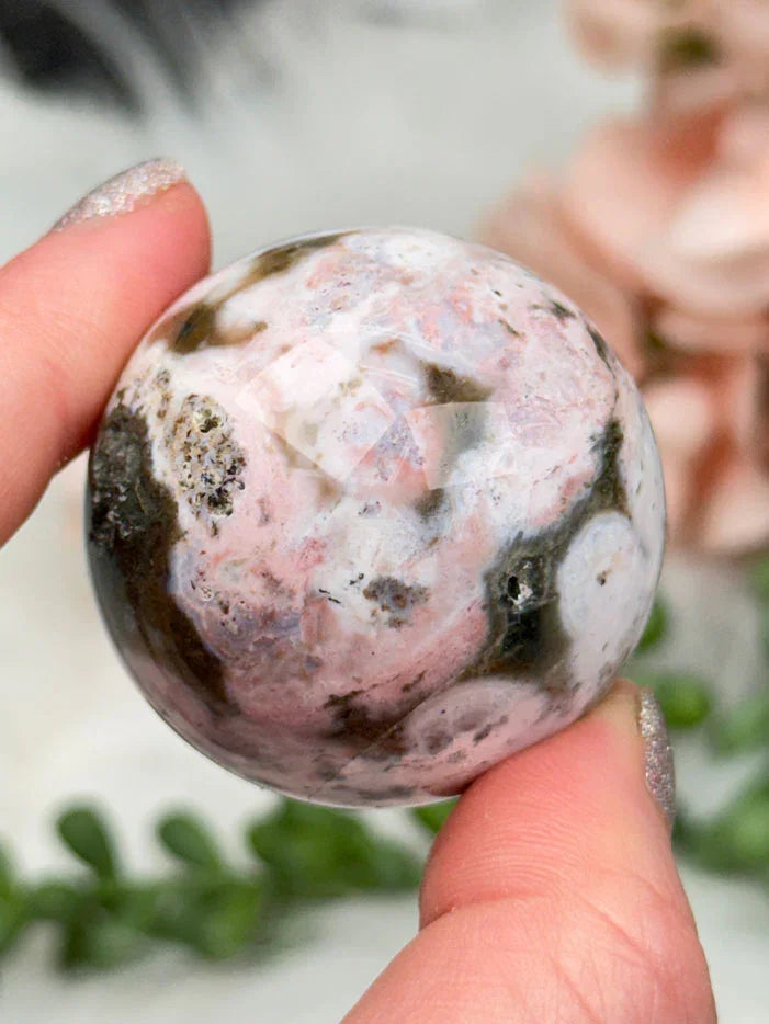 Colorful Ocean Jasper Spheres